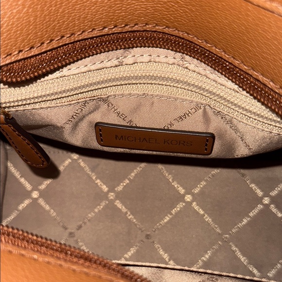 Michael Kors Brown Signature Satchel Bag - Picture 3 of 4